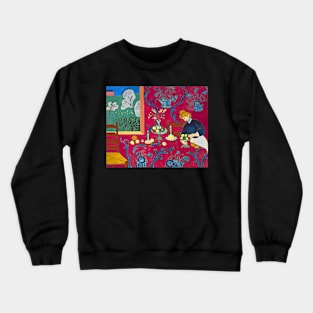 Henri Matisse Harmony in Red Art Print 1908 Fauvism Modern Art French Artist Graphic Poster Crewneck Sweatshirt